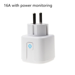 FRANKE VER EU-Standard SMART PLUG SOCKET 16A ESP8266 sprach gesteuert von Alexa Funktioniert mit Energie leistungs überwachung - Product Image 4
