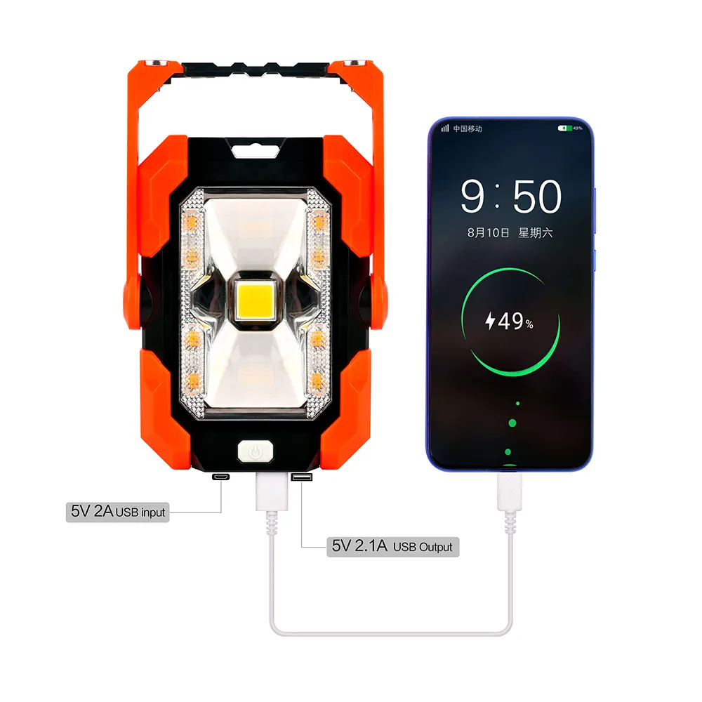 Altre lampade solari portatili per illuminazione da campeggio luci di emergenza per esterni per veicoli Power Bank avvertimento altre luci da campeggio