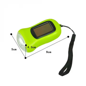 <strong>LED</strong> Torch Dynamo Torch Light Hand Crank Flashlight Solar Power <strong>Wind</strong> <strong>up</strong> Flashlight for Outdoor Camping Fishing Emergency Lamp - Product Image 6