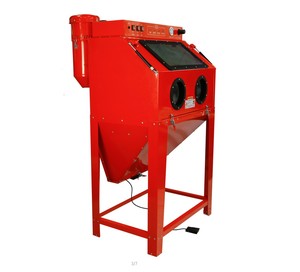 電気制御システムと集塵機を備えた新しいデザインの350Lサンドブラストキャビネット - Product Image 2