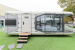 Park uygulaması için su geçirmez özelliği ile N28 Star serisi Ultra hava koşullarına dayanıklı geri çekilme kabin prefabrik ev - Product Image 2