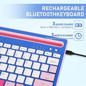 Customized Multi-<strong>function</strong> 79 Keys Laptop Desktop Silent <strong>Keyboard</strong> Rechargeable Wireless BT <strong>Keyboard</strong>