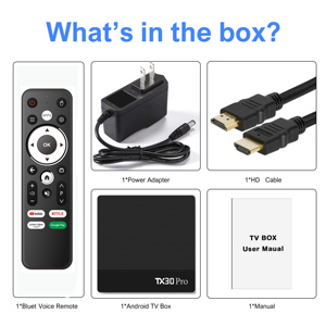 無料サンプルTVボックスTX30PRO Android 12.Quad Core4kセットトップボックス (ベンガル市場向け) - Product Image 5