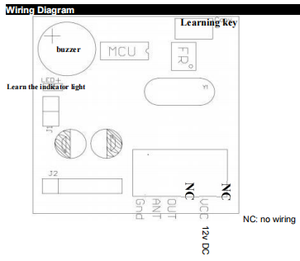 Nuovo modulo ricevitore RF bestseller con decodificare chip HCS301 433mhz telecomando YET1203
