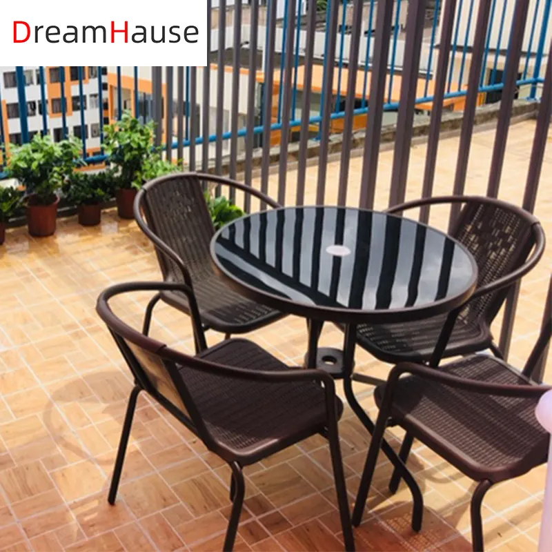 Marian dream — chaises d'extérieur en rotin, chaises en aluminium, meubles de Table à manger, pour Restaurant, jardin, café, offre spéciale