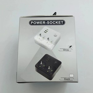 Adaptador de enchufe estándar europeo, enchufe multifuncional, enchufe USB de expansión uno a múltiple y tipo C - Product Image 1