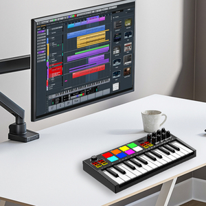 Tastiera MIDI colorata Konix 25 \ 32 \ 49 tasti Controller MIDI professionale per programma Studio - Product Image 3