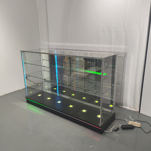 4ft khói cửa hàng trưng bày với hộp đèn đầy đủ tầm nhìn kính hiển thị tủ có thể khóa vitrine hiển thị trường hợp cửa hàng thuốc lá hiển thị - Product Image 4