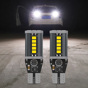 Araba LED ampul W16W T15 921 araba işık Vehicle emc 19SMD Canbus araç yedekleme ters arka sinyal gösterge lambası için LED sarı işık - Product Image 2