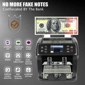 Máquina de clasificación de billetes, contador de dinero, contador de efectivo, dos bolsillos, CIS - Product Image 2