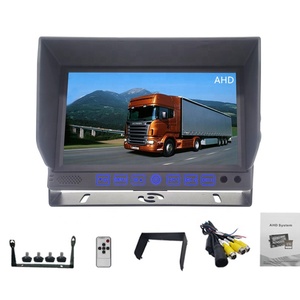 Monitor de pantalla LCD TFT con tecla táctil portátil de 7 pulgadas con GPS y función estéreo Cámara de respaldo digital USB para camiones 1 año de garantía - Product Image 4