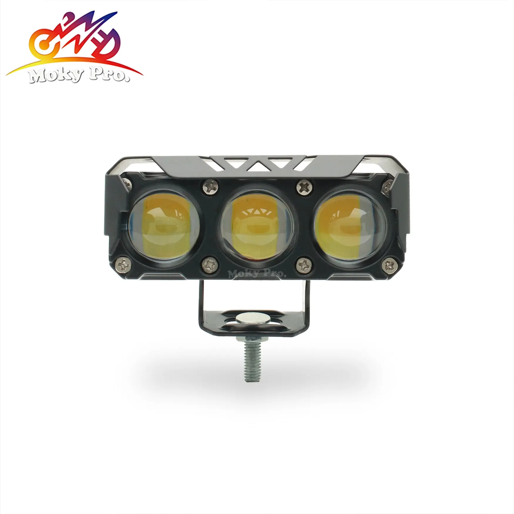 Motorrad Scheinwerfer zweifarbig LED Nebels chein werfer Motorrad Beleuchtungs system LED Scheinwerfer