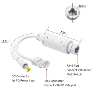 <strong>IEEE</strong> 802.3af/at Standard Gigabit PoE Splitter 12V 2A Output Power over <strong>Ethernet</strong> - Product Image 2