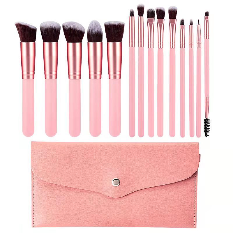 14 powder gold pu bag