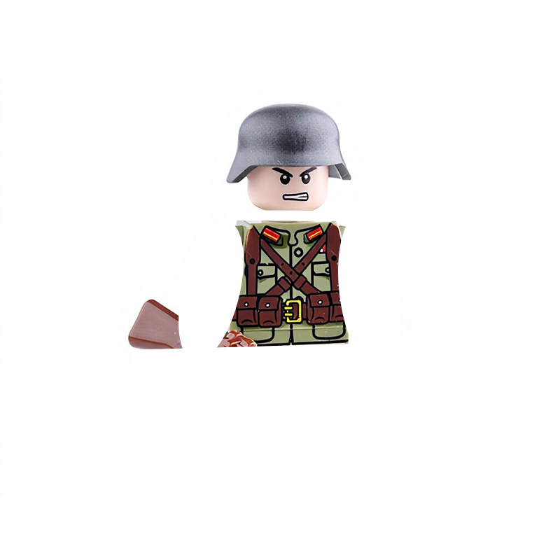 National soldier model b-10-person set with weapons