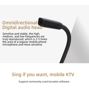 USB Plug and Play <strong>Computer</strong> Desktop Microphone Mobile Live Streaming Game Sound Card Voice Changer - Product Image 4