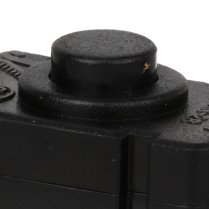 Interruttore a pulsante rettangolare con timer ignifugo nero KAN-25 - Product Image 3