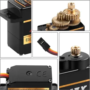 Original EMAX ES08MAII 12g Micro Metal Gear Servo analógico ES08MA II RC Servo para Rc Coche Barco Helicóptero Avión Robot Repuesto - Product Image 1