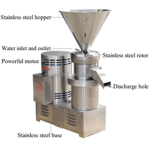 220v/380v 4kw 50-100Kg Per Hour <strong>Automatic</strong> Multi-functional Peanut Butter <strong>Grinder</strong> Machine Sesame Paste Making Machine - Product Image 3