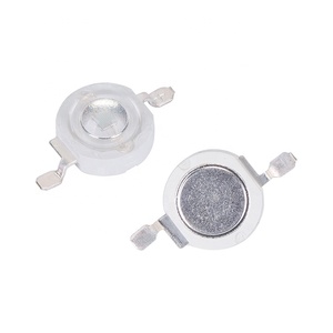 ハイパワー3W LEDチップヒートシンク20mm PCBグリーンブルーホワイト暖かいクールな発光色3V入力電圧1W赤発光 - Product Image 4