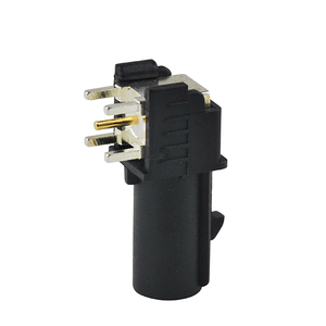 Fakra konnektörü SMB erkek fiş PCB dayanağı RA sağ açı RF konektörü siyah uydu radyo - Product Image 3