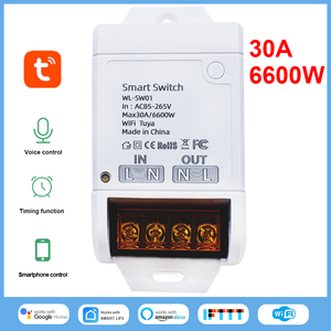 Zigbee Smart Switch 30A 6000W interruttore intelligente luce relè Timer Tuya APP telecomando funziona con Alexa Google Home - Product Image 3