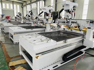 5 Axis <strong>ATC</strong> Wood <strong>CNC</strong> <strong>Nesting</strong> Carving <strong>Router</strong> Machine Automatic Loading Unloading Featuring Syntec Richauto Engine Gear Pump - Product Image 5