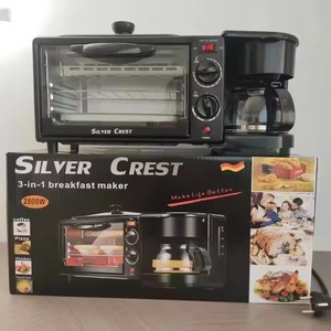 Ev İşlevli kahvaltı kahve makinesi makinesi sıcaklık kontrolü kahvaltı sandviç makinesi 3 In 1 kahvaltı makineleri - Product Image 1