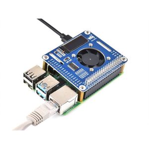 Waves hare PWM-gesteuerter Lüfter HAT für Raspberry Pi, I2C, Temperaturmonitor-Erweiterungs karte KITS - Product Image 6
