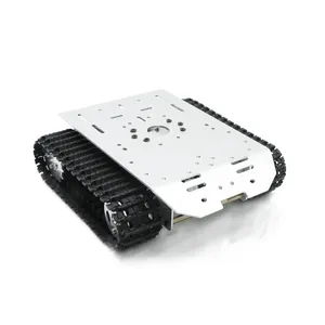 Cheapest 8KG Big Load Shock Absorb Tracked Robot Tank <strong>Car</strong> Chassis Smart Vehicle for <strong>Arduino</strong> with 12v Metal Encoder Motor - Product Image 5