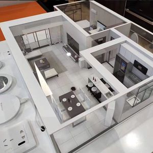 カスタム3Dハウスタイプサンドテーブルモデル屋内およびランドスケープデザイン建築用スケールモデル - Product Image 1