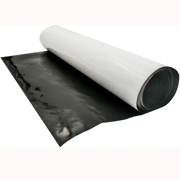 Reflexivo branco em preto Poly Panda Film Plastic Ground Cover Films para estufa hidropônica