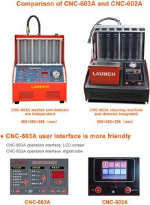 CNC603A 220V 6気筒燃料噴射装置フラッシングノズル燃料噴射装置テスター加熱洗浄装置 - Product Image 5