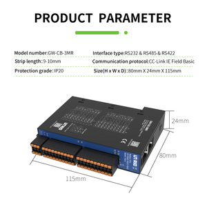 プロトコルゲートウェイCC-Link IE Field BasicからRS485/RS232/RS422 Modbus RTUプロトコルコンバーターモジュールデータコンバーター - Product Image 2