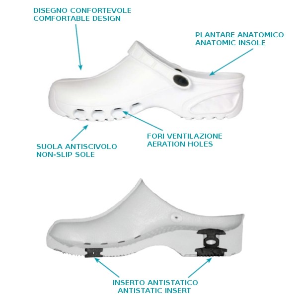 Color - White, Version - Pair, Size - 46