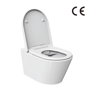 浴室衛生セラミック白いビデ便座自動壁掛けトイレ暖房多機能スマートトイレ - Product Image 5