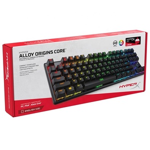 For Hyper X Alloy Origins Core RGB Mechanical Gaming <strong>Keyboard</strong> 87 <strong>Keys</strong> Black Red Axis for PC <strong>Computer</strong> Laptop - Product Image 6