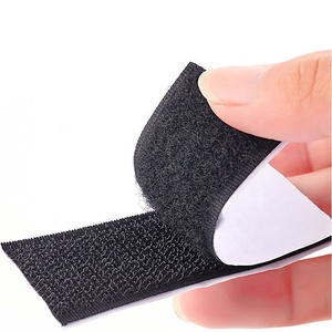 Rollo de cinta adhesiva de gancho y bucle de poliéster de nailon de alta calidad Cinta de sujeción de gancho y bucle autoadhesiva personalizada - Product Image 1