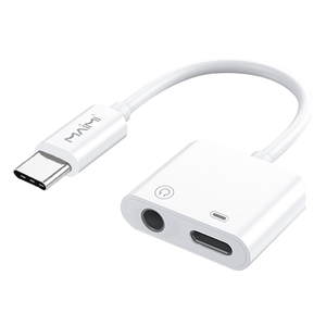 适用于IPhone16/15三星的Maimi 2合1 Type-c至3.5毫米音频适配器usb-c快速充电分离器耳机插孔适配器 - Product Image 1