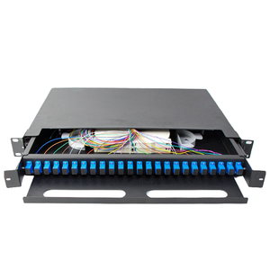 Panel de conexión de fibra óptica de 4 ~ 96 núcleos con conector SC Caja de terminales engrosada tipo tracción estándar nacional para uso FTTH - Product Image 1
