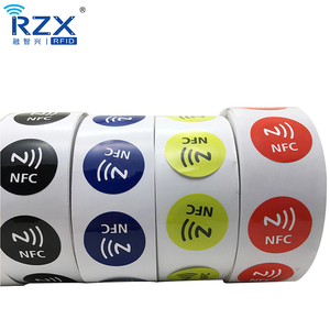 HF-druckbare 13,56 MHz NFC-Rolle RFID-Papier aufkleber Etikett NFC-RFID-Tag für Social Media Link Sharing Payment - Product Image 4