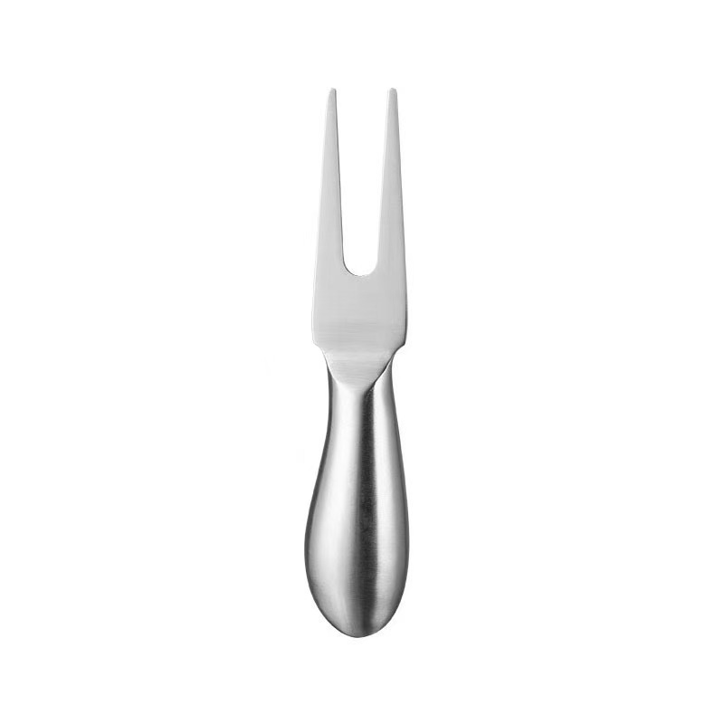 Forchetta da formaggio in acciaio inox color argento
