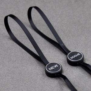 Luxury <strong>Custom</strong> Polyester Hangtag Rope with Embossed Logo and Plastic Seal for Garment <strong>String</strong> Product <strong>Tags</strong> - Product Image 4
