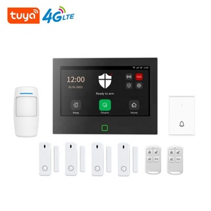 Smart Home Security 7 Inch Wireless &amp; Wired Kit Seguridad 4G WiFi SIM LTE Tuya Alarm <strong>System</strong> with App <strong>Control</strong> - Product Image 1