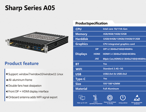 Core I7 Processor Ops Mini Pc Industrial 11Th 12Th Gen <strong>Embedded</strong> OPS <strong>Computer</strong> for School Classroom Smart Board 4K Display OPS PC - Product Image 3