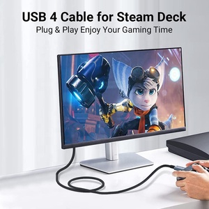 Metal Aluminum USB C/M to C/M Cable With IC 40Gbps Coaxial USB4 Type-C Full-Function Data Cable for Laptop Hard Drive - Product Image 5