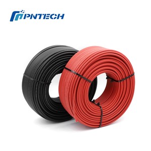 PV1-F güneş pili kabloları 1x6mm2 DC 1000V 1500V su geçirmez telli bakır tel tek fotovoltaik güç istasyonu için - Product Image 1