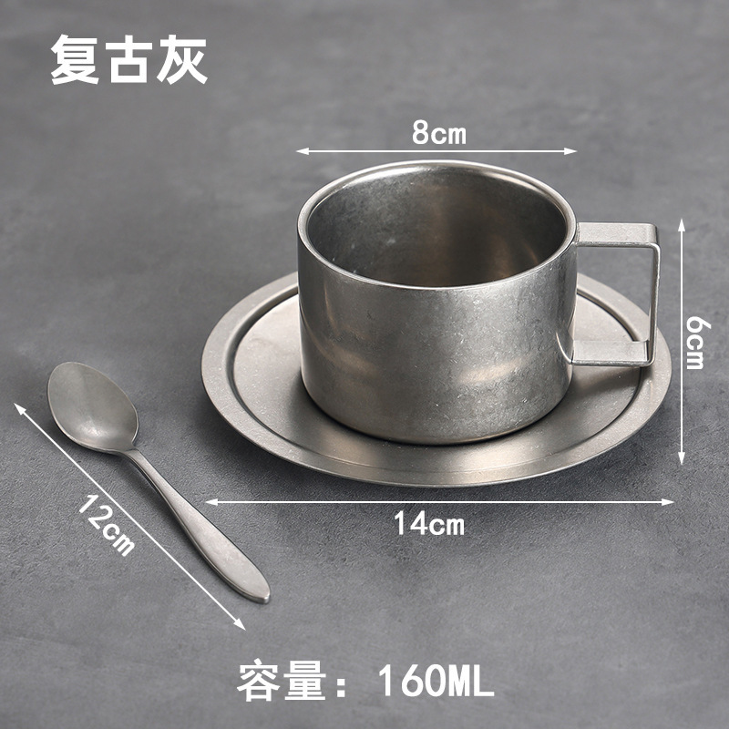 160ml European-style coffee cup (retro style)