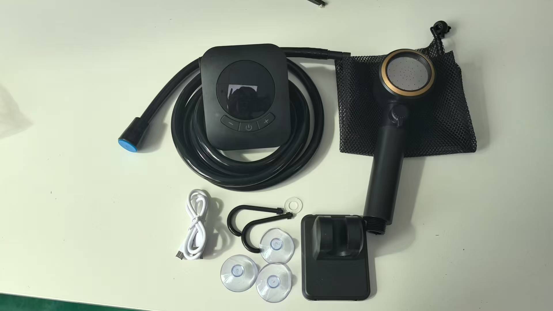 Douche portable noire