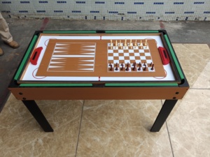 9 in 1 <strong>Multi</strong> Soccer <strong>Game</strong> <strong>Table</strong> <strong>with</strong> Foosball Billiard <strong>Table</strong> Tennis Air Hockey <strong>Functions</strong> for Kids - Product Image 5